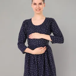 Zuvino Polka Dot Print Peplum Longline Top-image-14