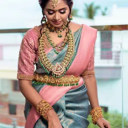 Moda Rapido Woven Design Zari Art Silk Handloom Banarasi Saree image 3