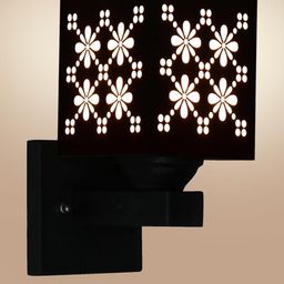 Gojeeva Brown Wood Square Wall Lamps-picture-44