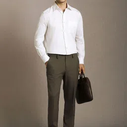 Louis Philippe Men Slim Fit Trousers image 5