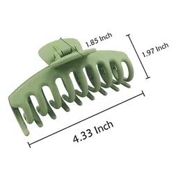 FHONEX Women Set of 3 Big Hair Claw Clip image 3