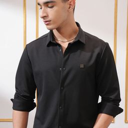 HIGHLANDER Men Slim Fit Opaque Casual Shirt-picture-38