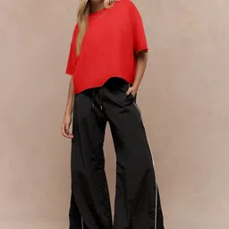 SMAN Women Drop-Shoulder Sleeves T-shirt image 2