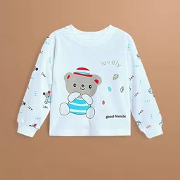 Hopscotch Boys Printed Night suit-image-0