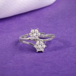 GIVA 925 Silver Floral Memory Ring Adjustable-picture-51