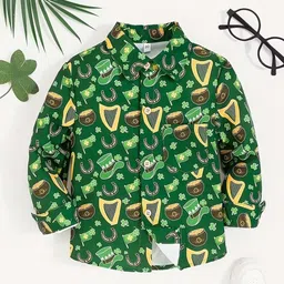 HOPZONIC Boys Classic Printed Casual Shirt-picture-25