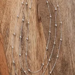OPUS GEMS 3 Layered Silver Chain-picture-29