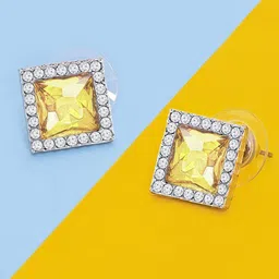 ZIVOM Square Studs Earrings-picture-16