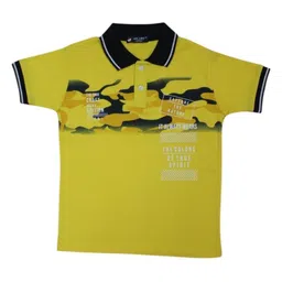 Little Marco Boys Printed Polo Collar Applique T-shirt-picture-36