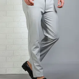 RIGS AND RAGS Men Smart Regular Fit Mid-Rise Formal Trousers image 4