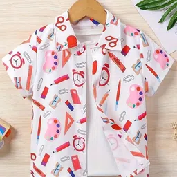 Maitri Fashion Unisex Kids Relaxed Printed Casual Shirt-picture-25