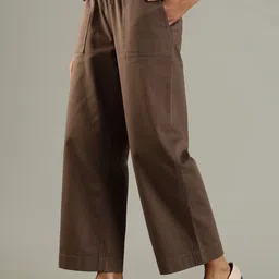 Tommy Hilfiger Women Regular Fit Mid Rise Trousers image 4