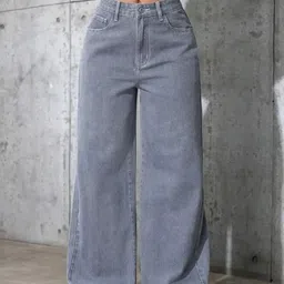 A1TUFF Women Jean Relaxed Fit High-Rise Light Fade Stretchable Jeans-picture-42