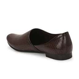 Vellinto VELOS Men Textured Pointed Toe Mojaris image 4