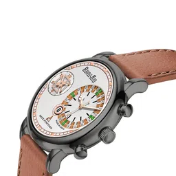 DOUBLERUN Men Dial & Leather Straps Analogue Multi Function Watch H05N19096 image 2