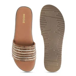 Mochi Women Ethnic Open Toe Flats image 5