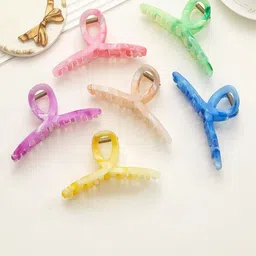 FIMBUL Women Set of 6 Curly Long Claw Clip-picture-12