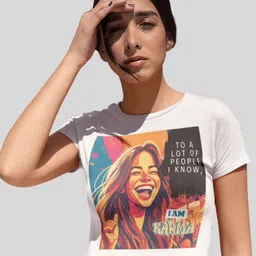 Tee Fusion Women Printed Slim Fit T-shirt-picture-26