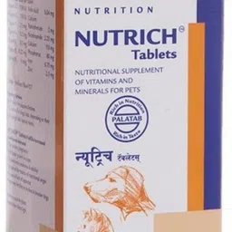 virbac Nutrition Nutrich Tablets Supplement of vitamins And Minerals For Dog And Cat Pet Health Supplements image 3