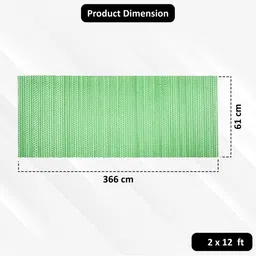 Myntra Elegant Homes Green Pattern 110 GSM PVC Rubber Bath Rugs image 5