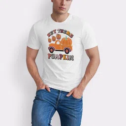 Seekbuylove Men Printed Bio Finish Round Neck Short Sleeves T-shirt image 3