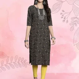 Ethnic basket Women Pack Of 2 Multicoloured Crepe Kurtas image 2