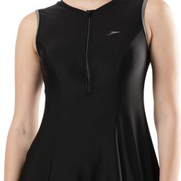 speedo Swimdress With Boyleg - Endurance 10 Closed Back Solid Women Swim-dress Blue Swimsuit-picture-23