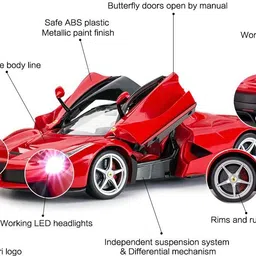 kid kraze Style Remote Control Car With Opening Doors_RC20 image 5