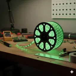 600 LEDs 5 m Green Steady Strip Rice Lights-image-10