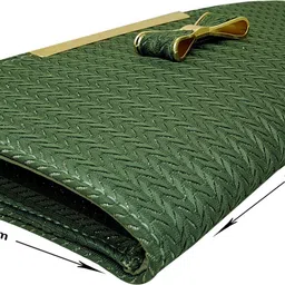 jivon Casual, Formal, Party Green Clutch image 4