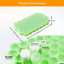 home nation Green Silicone Ice Cube Tray image 2