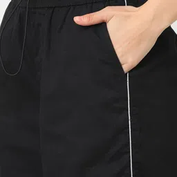 globus Women Solid Black Track Pants image 4