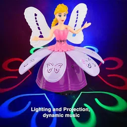 hezkol Princess Dancing Doll Angel Girl With Musical Light & Sound Toy For Kids image 4