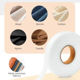 submarine Fabric Fusing Tape Double Sided Hem Tape Iron on Length 100 Yards Long Sewing (Manual) image 4