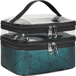 qpbm Women Green Cosmetic Bag-picture-23