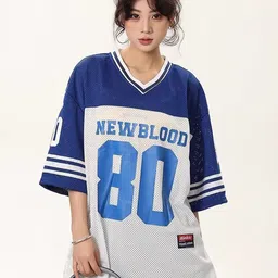 StyleCast x Revolte Men Typography Printed Oversized V-Neck T-shirt image 2