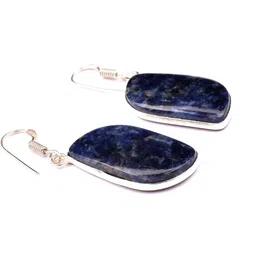 AAR Jewels Rhodium-Plated Brass Quartz Drop Earrings-image-5