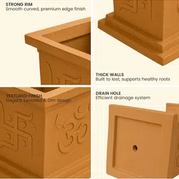 Go Hooked 9 Inch Pot Traditional Planter image 2