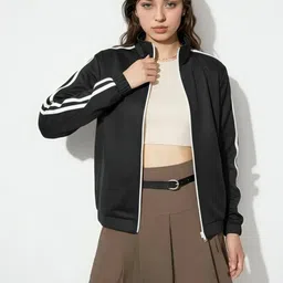 THE FASHION HUB Women Colourblocked Sporty Jacket-picture-16