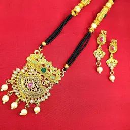COLOUR OUR DREAMS Women Gold Mangalsutra-picture-41