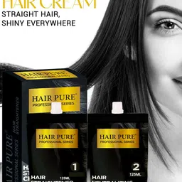 Hair Pure Set Of 2 Hair Pure Straightener With Neutralizing Cream - 125ml Each image 5