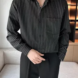 StyleCast x Revolte Men Opaque Striped Casual Shirt-picture-20