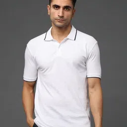 SHOWKEY Polo Collar Cotton Regular Fit T-shirt-picture-14