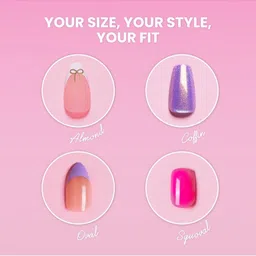 Typsy Beauty Set Of 24 Press Play Instant Press-On Nails Kit - Twinkle Blush 07 image 3