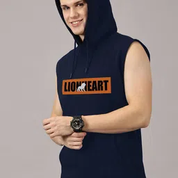 LEON Men Printed Hooded Sweatshirt image 5