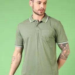 V-Mart Men Polo Collar Pockets T-shirt-picture-46