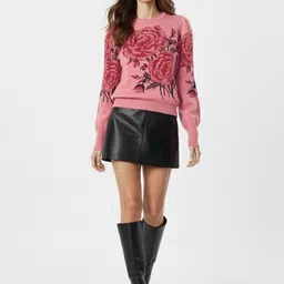 all about you Floral Self Design Pullover image 2