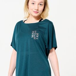 Domyos By Decathlon Women's Loose-Fit Short-Sleeved Modern Dance T-Shirt-picture-21