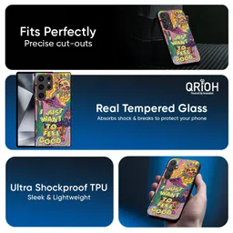 QRIOH Quirky Printed Samsung Galaxy S23 Ultra 5G Back Case Mobile Accessories image 4