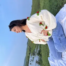 Sugercandy Women Embroidered Woollen Cardigan-picture-26
